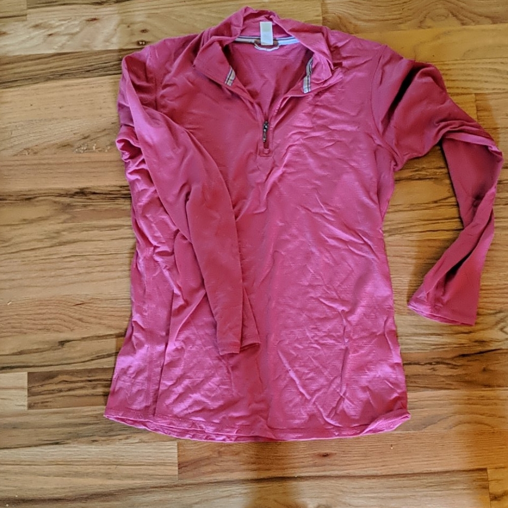 Smart wool lightweight quarter zip